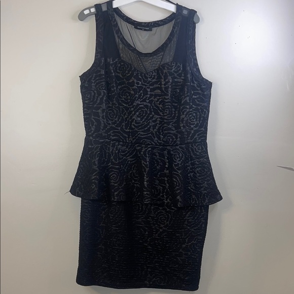 Fashion to Figure Dresses & Skirts - Fashion to Figure Black Lace Peplum Dress #40